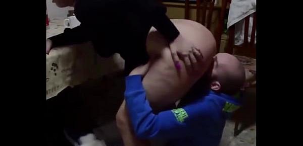  Amazing body gets her pussy eaten while dog gets his own treat [please source full video]